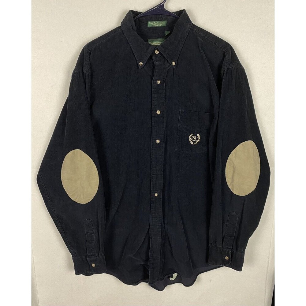 Vintage Flying Scotsman Button Up Shirt Men's Large Single Needle Tailoring USA